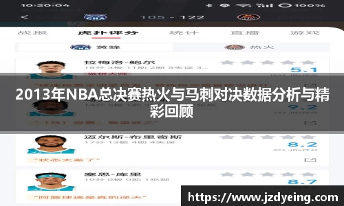 2013年NBA总决赛热火与马刺对决数据分析与精彩回顾